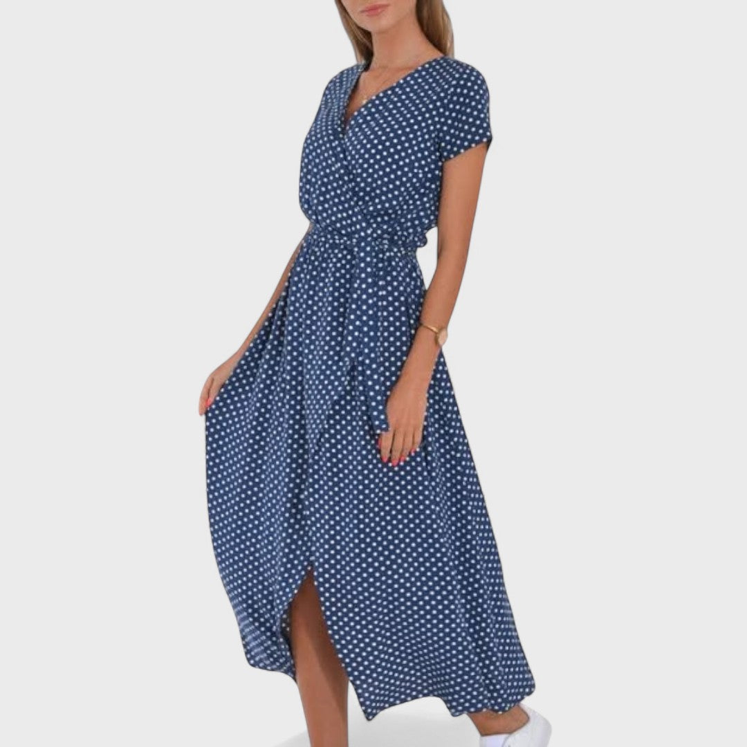 Daniella | Elegáns pöttyös Daniella ruha