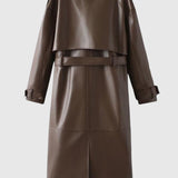 Zora | Elegáns gabardin kabát övvel