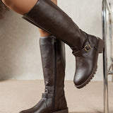 Elsie | Elegáns női csizmák alacsony sarokkal