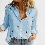 Nadia | Stílusos pamut-len blúz elegáns