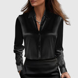 Lúcia | Elegáns selyem ing nőies megjelenés