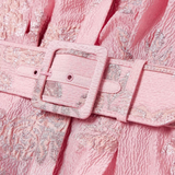 Zita | Rózsaszín ruha ballon ujjakkal