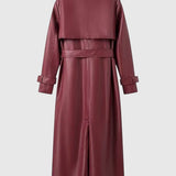 Zora | Elegáns gabardin kabát övvel