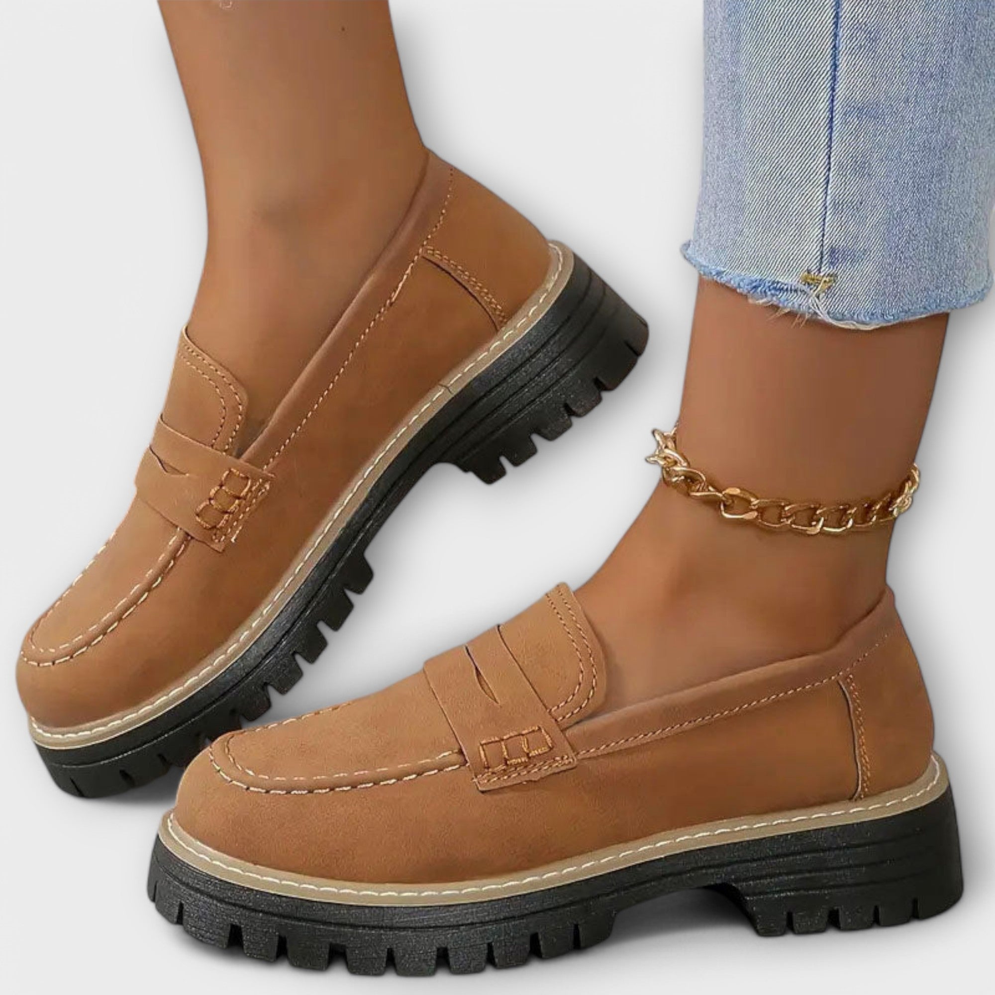 Alisa | Nubukbőr női mokaszin kényelem